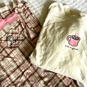 Life is Good Women’s Medium pajamas